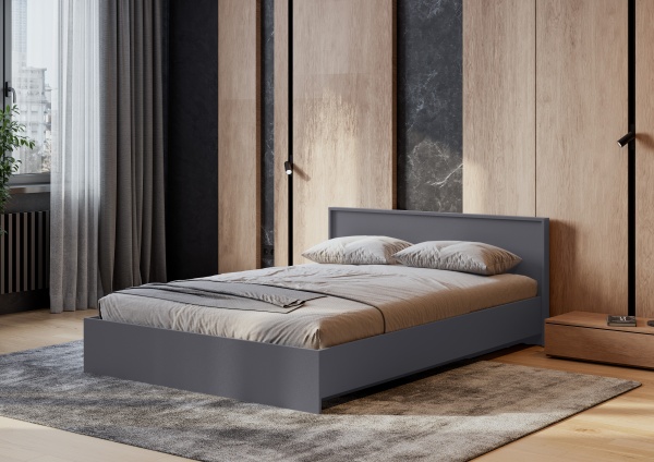 Модульная спальня Берген Серый графит