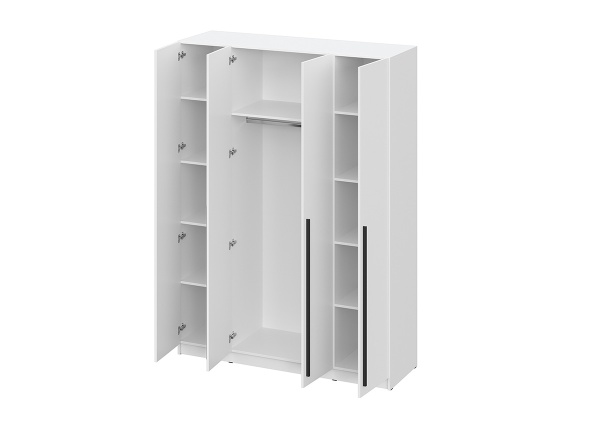 мс Берген ШК-1600 белое дерево/белое дерево