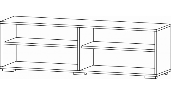Даллас Тумба ТВ-02 Дуб вотан / Цемент темный Даллас Тумба ТВ-02 Дуб вотан / Цемент темный
