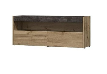 ТВ тумба Вегас Дуб вотан / Ателье Темное