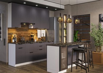 Модульная кухня Норд Line Софт маренго