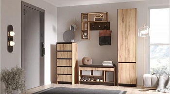 Модульная прихожая Бостон Дуб вотан/ Венге