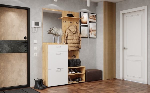 МОНТАНА Прихожая Дуб Крафт золотой