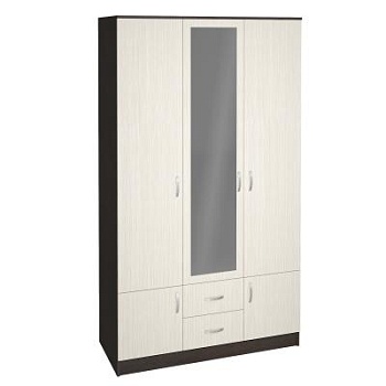 мс для спальни Ронда ШК-3 Венге / Дуб Белфорд мс для спальни Ронда ШК-3 Венге / Дуб Белфорд