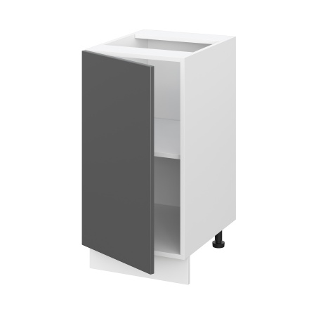 Шкаф нижний ШН 400 Барселона белый массив (МДФ 16мм МС София)