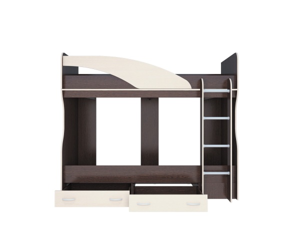 МИЙА Кровать 2-х ярусная (исп.А) (сп.мес. 0,8 х 2,0 м.) Венге