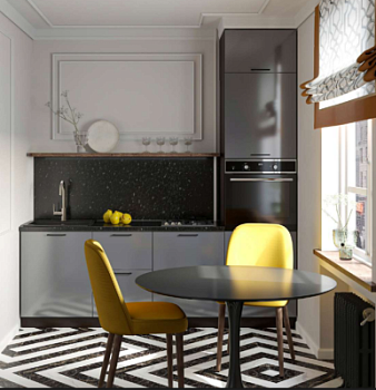 Модульная кухня Гарден Графит софт Модульная кухня Гарден Графит софт