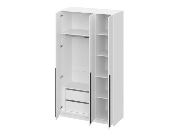 мс Берген ВН2Я (для ШК-1200/ШК-1600) белое дерево/белое дерево