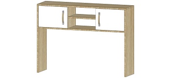 Надстройка для стола Буратино Дуб Сонома / Белый