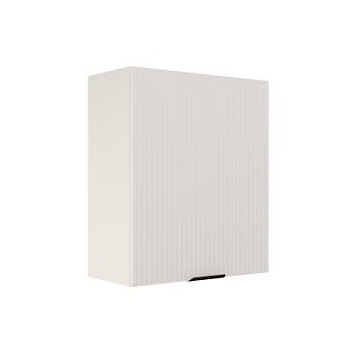 Шкаф верхний ШВ 600-1 Корпус: ЛДСП белый 16мм; фасад: фрезеровка Норд Line, МДФ софт даймонд 16 мм