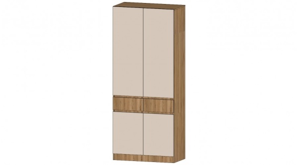 Ленора Шкаф 2х ств Дуб вотан / Кашемир
