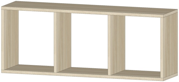 Полка Альфа Ясень Шимо светлый