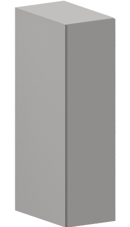 Шкаф верхний бутылочница ШВБ 200М Гарден Лайт грей