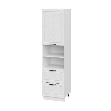 Пенал (премьер) ПД600Н-12Я Барселона белый массив (МДФ 16мм МС София)