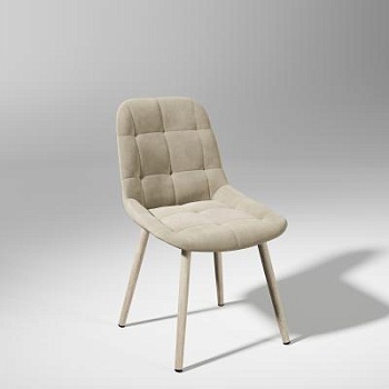 Стул Шато Бежевый Ultra Sand / белый/ПВХ Туя