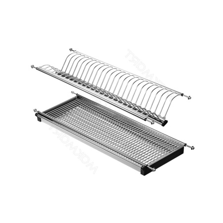 Посудосушитель 2-х ярусный 1000 мм, нержавеющая сталь