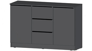 Элегант Комод большой Графит