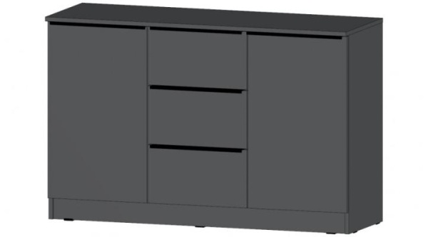 Элегант Комод большой Графит