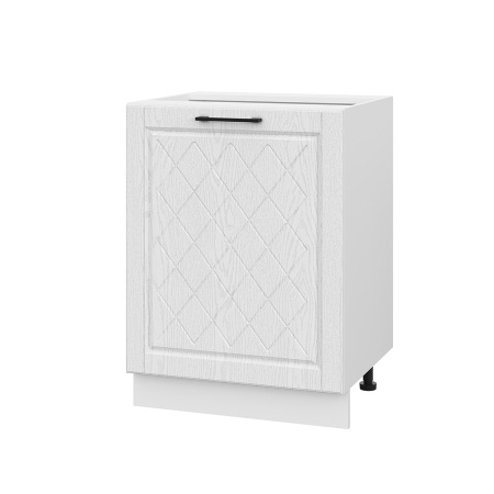 Шкаф нижний ШН 600-1 Барселона белый массив (МДФ 16мм МС София)