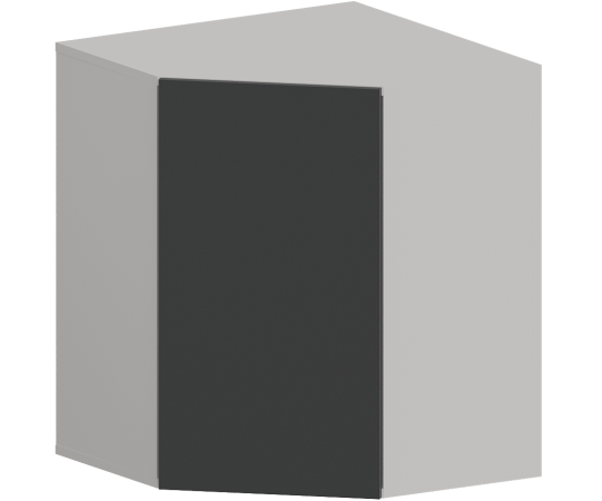 Шкаф верхний угловой ШВУ 590 Гарден Графит софт