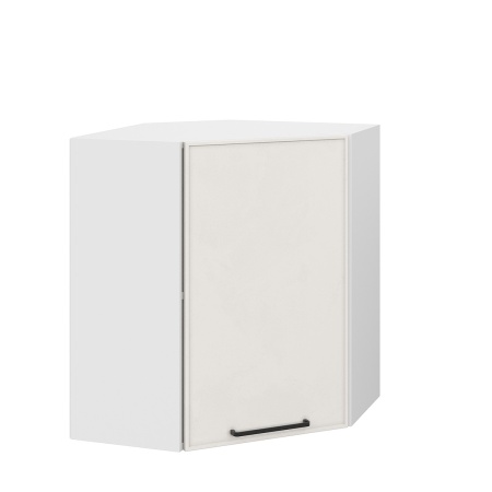 Шкаф верхний угловой ШВУ 600 Либерти белый арт (МДФ 16мм МС София)