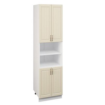 Пенал (премьер) ПД600Н-22 Корпус: ЛДСП белый 16мм; фасад: фрезеровка Лондон, МДФ дуб крем 16мм Пенал (премьер) ПД600Н-22 Корпус: ЛДСП белый 16мм; фасад: фрезеровка Лондон, МДФ дуб крем 16мм