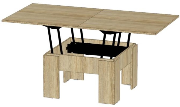 Стол трансформер Дуб Сонома Стол трансформер Дуб Сонома