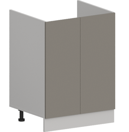 Шкаф нижний под мойку ШНМ 600 Стенли Теплый серый
