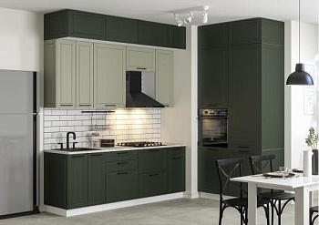 Модульная кухня Кельн Софт лайт хаки / Софт пихтовый зеленый Модульная кухня Кельн Софт лайт хаки / Софт пихтовый зеленый
