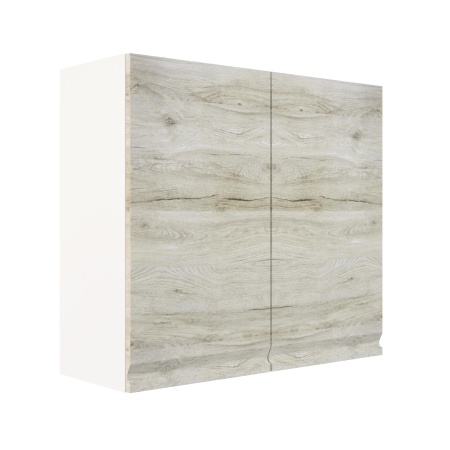 Шкаф верхний ШВ 800 Корпус: ЛДСП белый 16мм; фасад: фрезеровка Бруклин, МДФ клен скандинавский 16 мм Шкаф верхний ШВ 800 Корпус: ЛДСП белый 16мм; фасад: фрезеровка Бруклин, МДФ клен скандинавский 16 мм