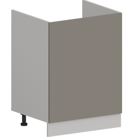 Шкаф нижний под мойку 1-створчатый ШНМ 600М Стенли Теплый серый