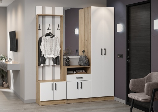 мс для прихожей Вега ЗН Белый