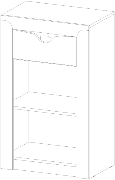 Тумба Регина Дуб Самдал