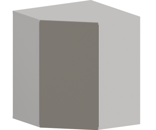 Шкаф верхний угловой ШВУ 590 Стенли Теплый серый