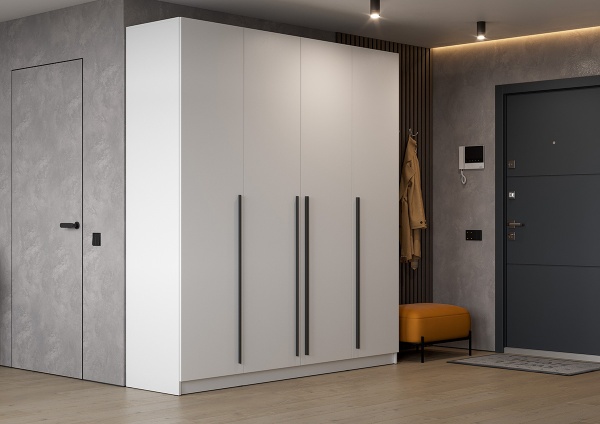 мс Берген ШК-2000 белое дерево/белое дерево