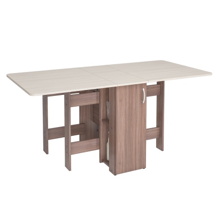 Стол-книжка с баром СТК-002 Ясень шимо темный/ясень шимо светлый