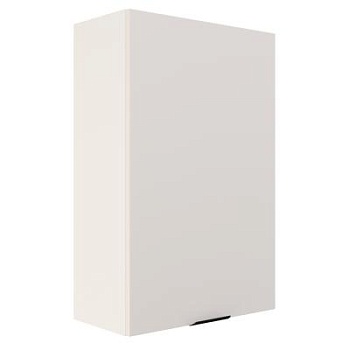 Шкаф верхний (премьер) ШВ 600Н-1 Корпус: ЛДСП белый 16мм; фасад: фрезеровка Норд, МДФ софт даймонд 16 мм