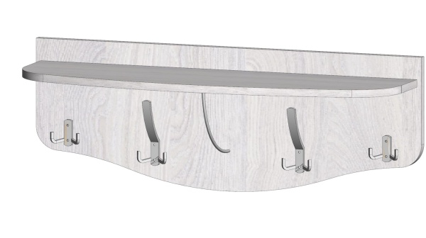 Вешалка настенная Анкор светлый