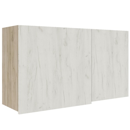 Шкаф верхний угловой Аврора ШНУП 1000 Корпус: ЛДСП дуб крафт серый 16мм;, ЛДСП дуб крафт белый Шкаф верхний угловой Аврора ШНУП 1000 Корпус: ЛДСП дуб крафт серый 16мм;, ЛДСП дуб крафт белый