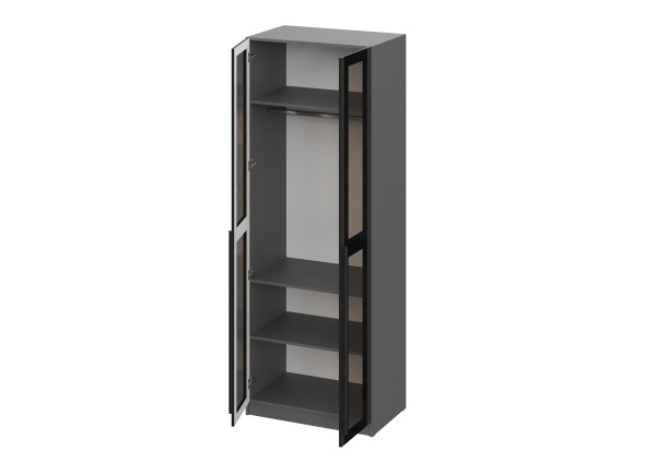 мс Берген ШКС-800 серый графит/софт черный