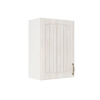 Шкаф верхний ШВ 500 Корпус: ЛДСП белый 16мм; фасад: фрезеровка Гренада, МДФ сандал 16мм