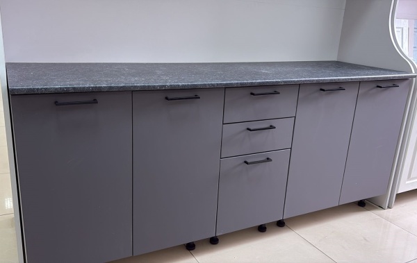 Модульная кухня Гарден Графит софт