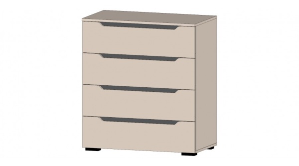 Британа Комод 4 ящика Кашемир