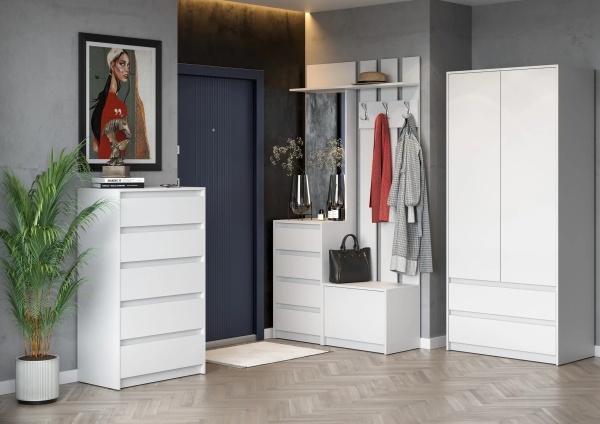 Модульная прихожая Айден Белый