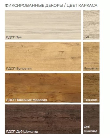 Стол Поло 32 CRAFT М бабочка, ЛДСП (900/300) Туя / белый/ПВХ Туя