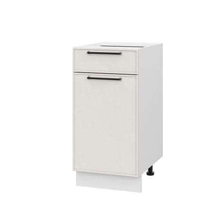 Шкаф нижний с ящиком ШН1Я 400 Либерти белый арт (МДФ 16мм МС София)