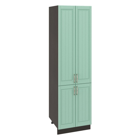 Пенал П600-22 Корпус: ЛДСП венге 16мм; фасад: фрезеровка Лондон, МДФ дуб изумруд 16мм