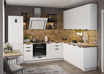 Модульная кухня Норд Софт пломбир / Норд Line Софт пломбир