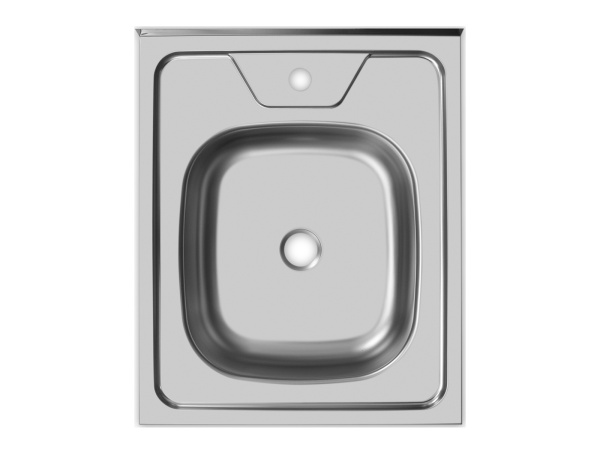 Мойка кухонная накладная 0,4/140 50*60