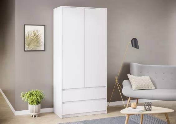 мс Айден ШК06-900 белый ЛДСП/белый ЛДСП мс Айден ШК06-900 белый ЛДСП/белый ЛДСП